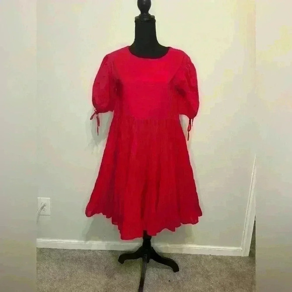 Merlette Serling Mini Dress Berry Size S - Picture 1 of 10